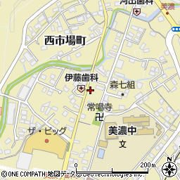 岐阜県美濃市千畝町2761周辺の地図