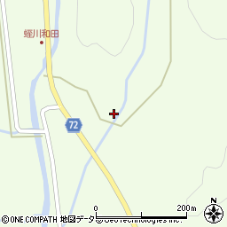 岐阜県中津川市蛭川和田393周辺の地図