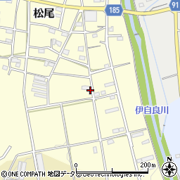 岐阜県山県市松尾118周辺の地図