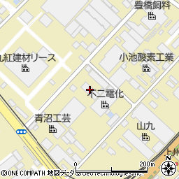 豊永興業株式会社　運輸部周辺の地図