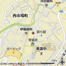 岐阜県美濃市千畝町2731周辺の地図
