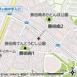 神奈川県横浜市都筑区勝田南周辺の地図