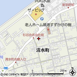 鳥取県境港市清水町719周辺の地図