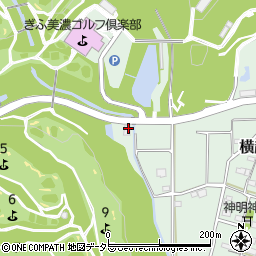 岐阜県美濃市横越364周辺の地図