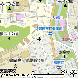 兵庫県豊岡市城南町2-1周辺の地図