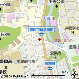 兵庫県豊岡市城南町3-8周辺の地図