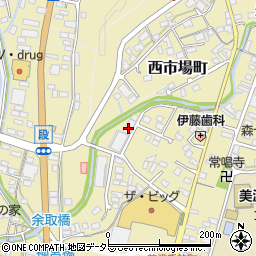 岐阜県美濃市2716周辺の地図