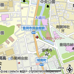 ファミリーマート豊岡城南町店周辺の地図