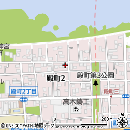 相澤建設車庫周辺の地図