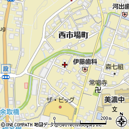 岐阜県美濃市千畝町2714-22周辺の地図