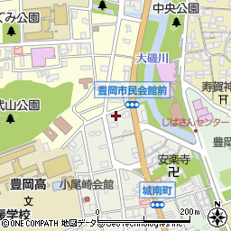 兵庫県豊岡市城南町3-32周辺の地図