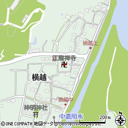江竜寺周辺の地図