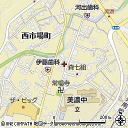 岐阜県美濃市千畝町2730周辺の地図