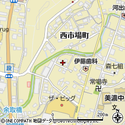 岐阜県美濃市千畝町2714周辺の地図