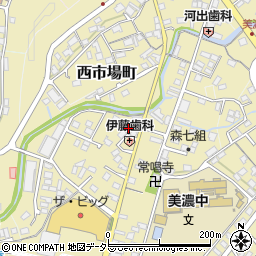 岐阜県美濃市2762-17周辺の地図