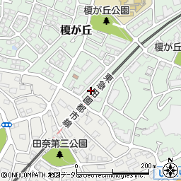 神奈川県横浜市青葉区榎が丘24-8周辺の地図