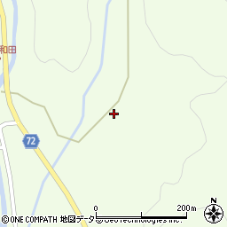 岐阜県中津川市蛭川和田389周辺の地図