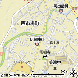 岐阜県美濃市2722-3周辺の地図