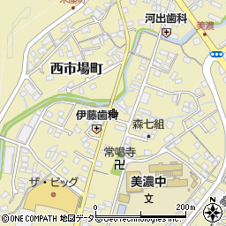 岐阜県美濃市千畝町2722周辺の地図