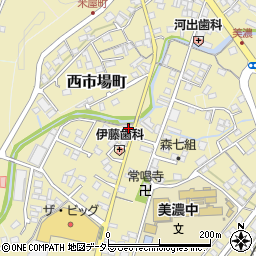 岐阜県美濃市2722-1周辺の地図