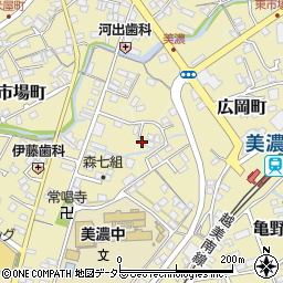 岐阜県美濃市2909周辺の地図