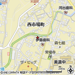 岐阜県美濃市千畝町2719周辺の地図
