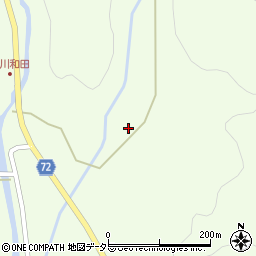 岐阜県中津川市蛭川和田405周辺の地図