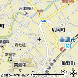 岐阜県美濃市広岡町2903周辺の地図