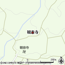 京都府舞鶴市観音寺周辺の地図