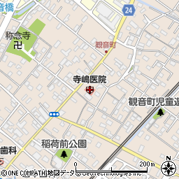 寺嶋医院周辺の地図
