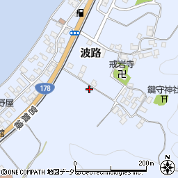 京都府宮津市波路156周辺の地図