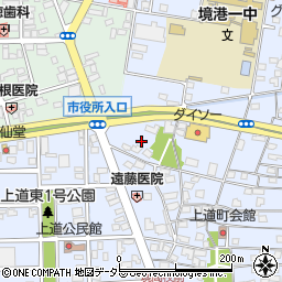 鳥取県境港市上道町464周辺の地図
