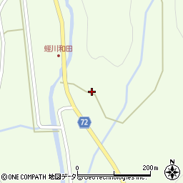 岐阜県中津川市蛭川和田407周辺の地図