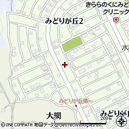 千葉県大網白里市みどりが丘2丁目8周辺の地図