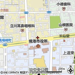 鳥取県境港市湊町74周辺の地図