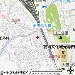 正法寺大橋周辺の地図