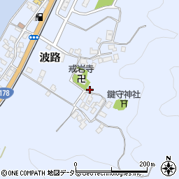 京都府宮津市波路299-1周辺の地図