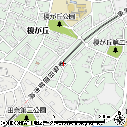 神奈川県横浜市青葉区榎が丘24周辺の地図
