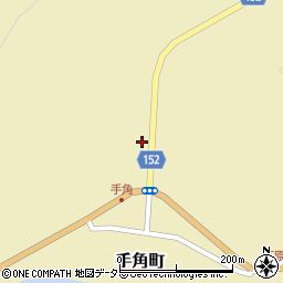 島根県松江市手角町125周辺の地図