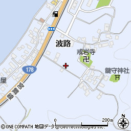 京都府宮津市波路318周辺の地図