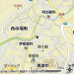 岐阜県美濃市2722-2周辺の地図