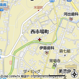 岐阜県美濃市2717周辺の地図