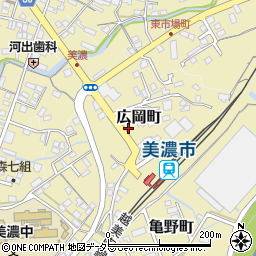 岐阜県美濃市2942-4周辺の地図