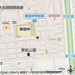 新吉田ハイツ周辺の地図