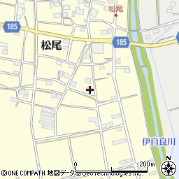 岐阜県山県市松尾152周辺の地図