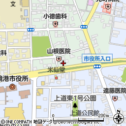 鳥取県境港市元町120周辺の地図