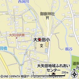 美濃市立大矢田小学校周辺の地図