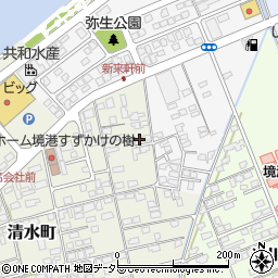 鳥取県境港市清水町775-15周辺の地図