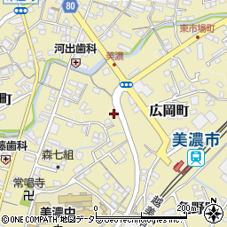 岐阜県美濃市2906周辺の地図