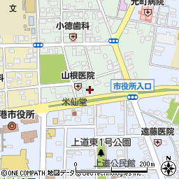 鳥取県境港市元町119周辺の地図